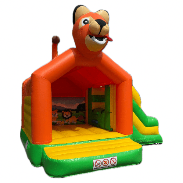 Hüpfburg Löwe vorne